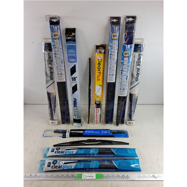 Assorted Wiper Blades - New - NAPA, Kleerview, ClearPlus - PICK UP