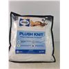 Image 2 : Plush Knit Fitted Mattress Protector  King Size