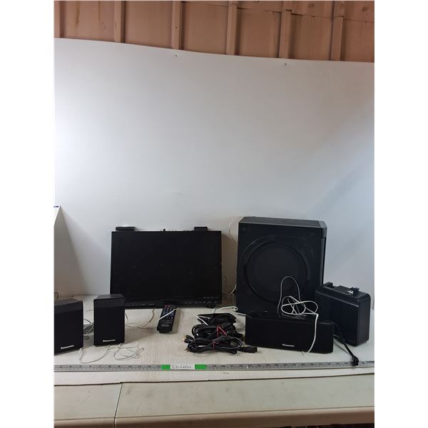 Pabasonic Home Theatre Speaker System (as is) - PICK UP ONLY