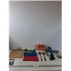 Image 1 : Clipboard, Pencil Cases, LED  Headlight, Antique Cutlery,  Fibre Dye, Misc ( cannot ship)