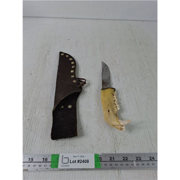 Homemade Jaw Knife ( as is)
