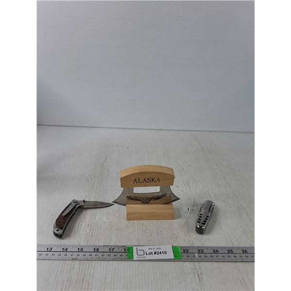 (2) Pocket Knives, Slice Alaskan Knife ( as  is)