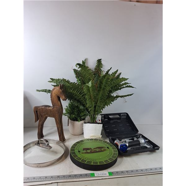 Lion King Crib Board, (2) Artificial Plants, Shelf Decor, Spotsnailer - PICK UP