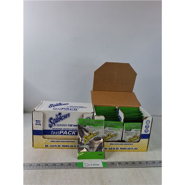 (2) Boxes of Sqwincher Sport Drink Concentrate: Lemon-Lime Flavour - PICK UP