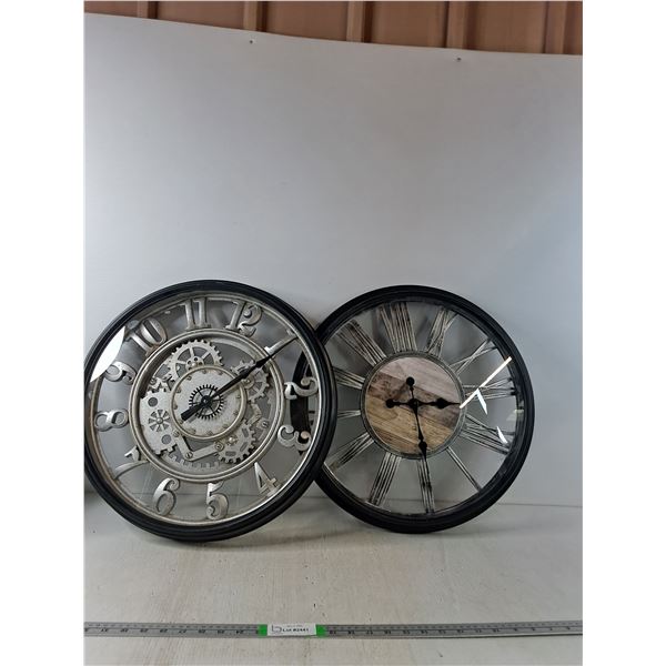 Clear Plastic Analog Clocks Decor 20" - PICK UP