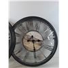 Image 3 : Clear Plastic Analog Clocks Decor 20" - PICK UP