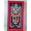 Image 2 : Original Mixed-Media Art Featuring a Horror-Themed Clown Character ( cannot ship) 28" x 15"