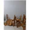 Image 2 : (4) Wooden Planter Stands ( up to 18", cannot ship)