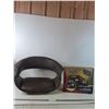 Image 1 : Leather Replacement Seat For Bar Stool,  Full Motion Wall Mount (NIB, as is, cannots ship)