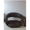 Image 2 : Leather Replacement Seat For Bar Stool,  Full Motion Wall Mount (NIB, as is, cannots ship)