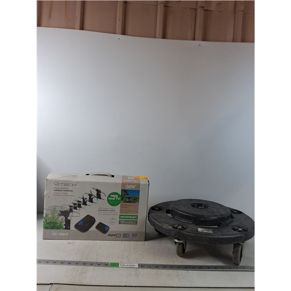 Digital Amplified Outdoor Antenna, Utility Dolly 19" ( cannot ship)