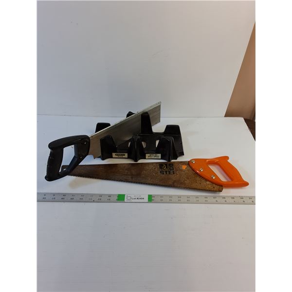 Miter Box/Saw ( Stanley 12") 19" - Orange - PICK UP