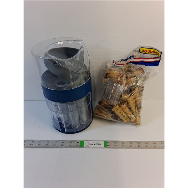 Coin Counting Machine - Easy Money - Coin Tubes/All Denomination- As Is