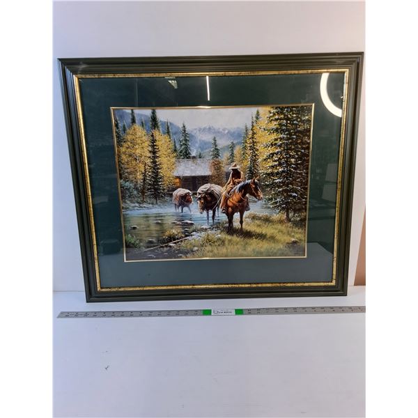 * Painting  - Title: Outfitters Hideaway Artist: Jack Terry (30 1/2" x 26 1/2") Cannot Ship