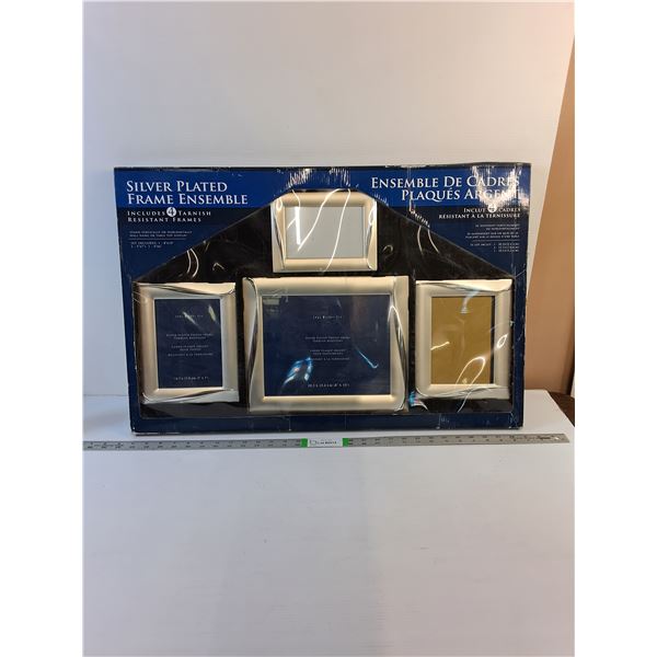 * Picture Frames (4) Silver Plated - New-In-Box - Cannot Ship