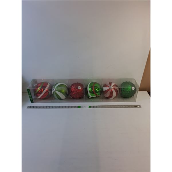 (6) Oversized Christmas Decorations (34" Tall - Packaging) - PICK UP