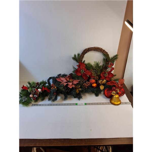 * Assorted  - Christmas Decor - Wreaths, Bells, Misc. Cannot Ship