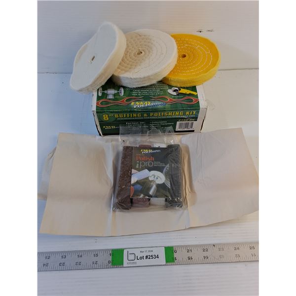 8" Buffing/Polishing Kit - Enkay - As Is