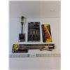Image 1 : Assorted Tools  - Vice Grips (14"),  Pliers,  Tubing Cutter, Scraper