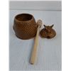 Image 2 : Handmade Ceramic Honey Pot