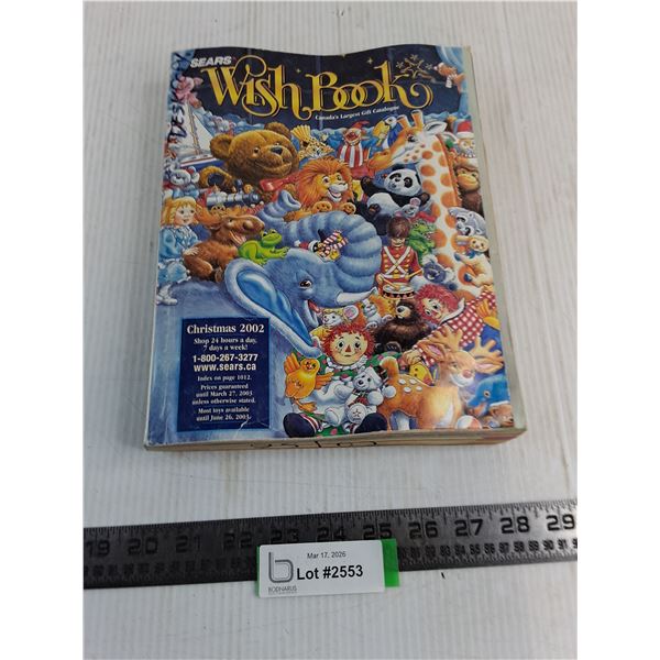 Sears 2002 Wish Book Catalogue