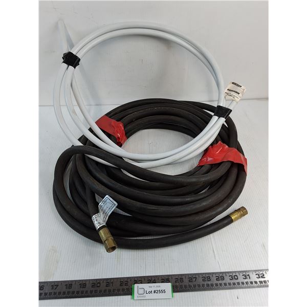 Natural Gas Line & Bow Superpex Pipe - Both Unknown Length, As is