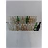 Image 2 : Vintage Wooden 20x12x10" Coca-Cola Crate w/24 Glass Bottles -PICK UP ONLY