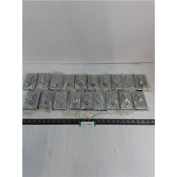 (19) Sealed Bell Outlet Covers
