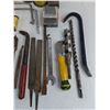 Image 2 : Assorted Hand Tools, Drill Bits, Saw Handles, Wire, Clips, Nails, Deadbolt - All As is