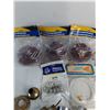 Image 2 : Assorted NOS (Abrasive Ball, 1/2" Pal Nuts, Castors, Bicycle Cable), Interior Door Knob Sets, Misc.