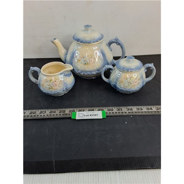 Glazed Porcelain Tea Set