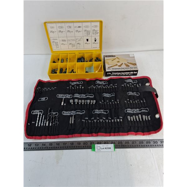 Drill Bits & Sockets Apron, Wagner Bleeder Screw Kit, Titanium Forstner Bit Set