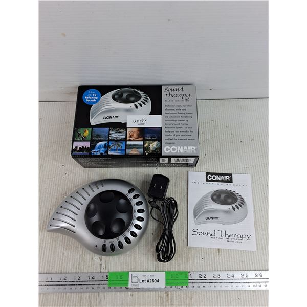 Conair Sound Therapy System - Consignor Said Works