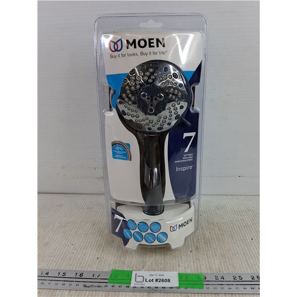 Moen 7 Settings Shower Head - New
