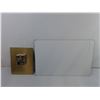 Image 2 : Vanguard Wall Clock- No Battery & Authorized Personnel Plastic Sign 17.75" x 11.75"