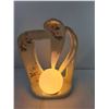 Image 2 : Pearl Style Ceramic Lamp 19" Tall- Powers On - PICK UP
