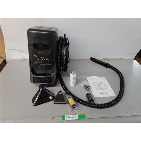 Starrybot Carpet Cleaner & Accessories- Powers On/As Is, Cannot Ship