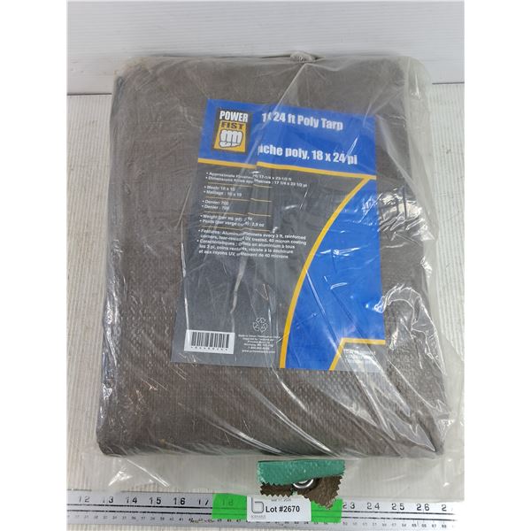 Power Fist 18 x 24' Poly Tarp