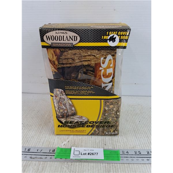 Kings Woodland Shadow Seat Cover