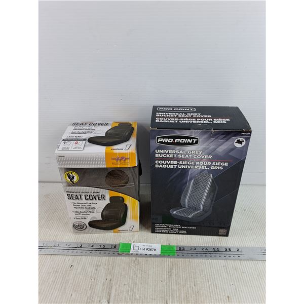 (2) Universal Bucket Seat Covers - Who Rae Australia & Pro Point