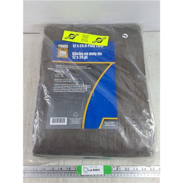 Power Fist 12 x 24' Poly Tarp