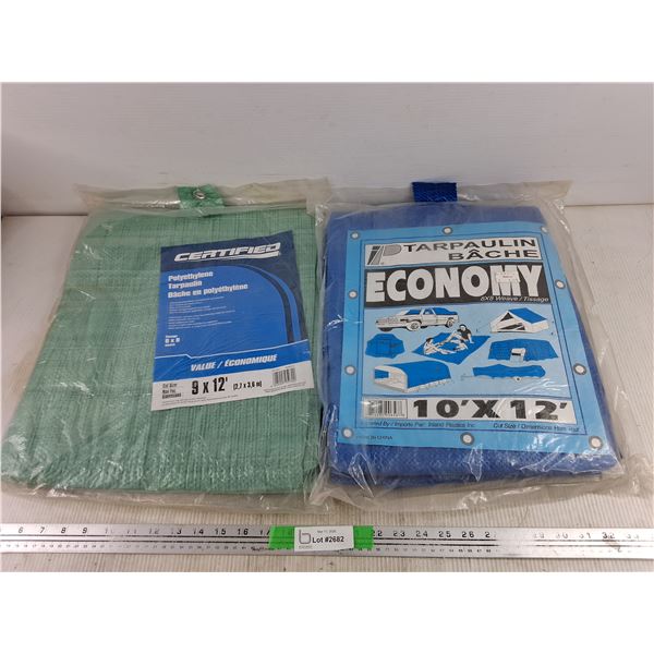 (2) Tarpaulins - Certified & Economy