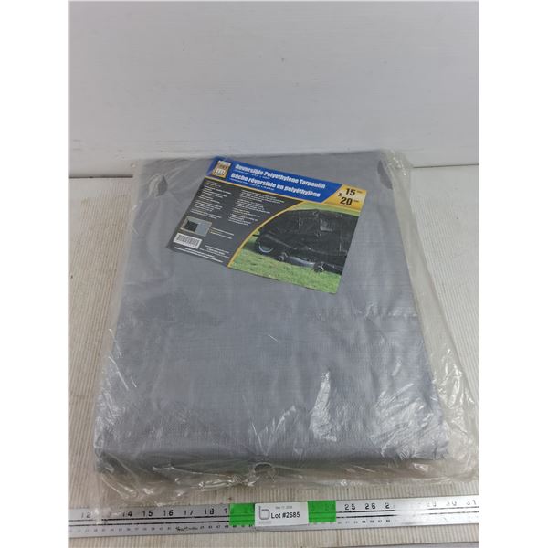 Power Fist Reversible Polyethylene Tarpaulin