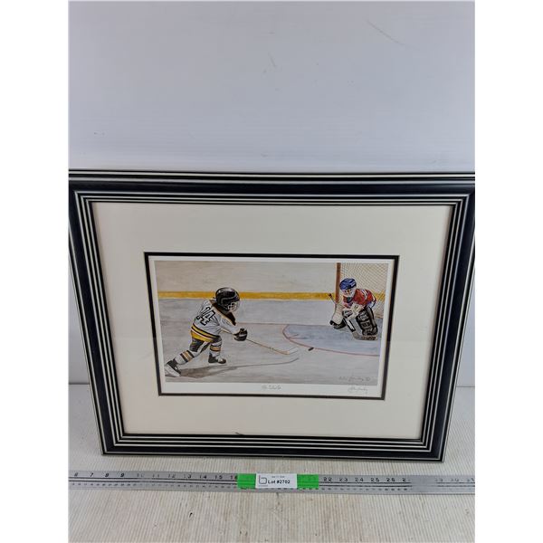 Framed He Shoots Wall Art Print by John Newby 23" x 19"