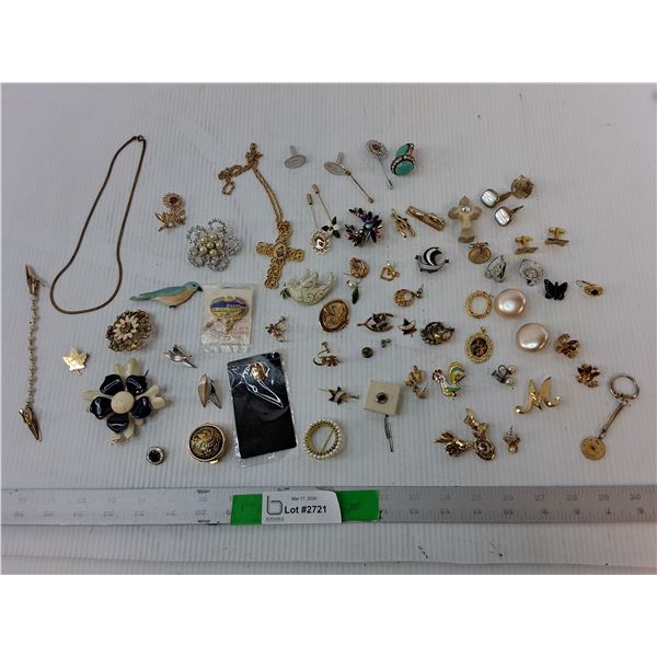 Cufflinks, Necklaces, Brooches, Misc.