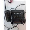 Image 3 : Mono Bluetooth Headset-Untested, RCA Alarm Clock- Powers On, Canon Digital Camera- As Is, Misc.