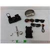 Image 1 : Talking Watch- Requires Repair, Sunglasses, Supcase, Misc.
