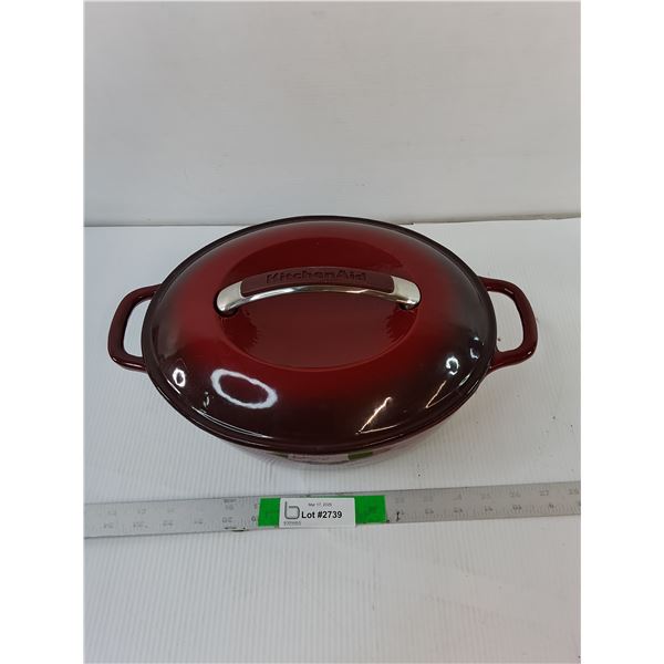Kitchen- Aid Enamel Cast Iron Dutch Oven 14.5" - PICK UP