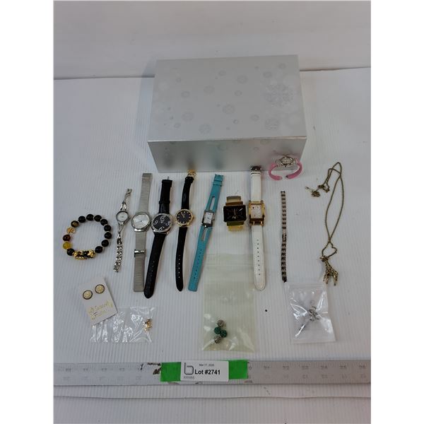 Watches- As Is, Necklace, Earrings, Misc.