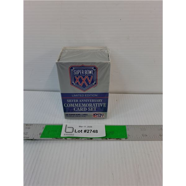 Super Bowl XXV Commemorative Card Set- Sealed